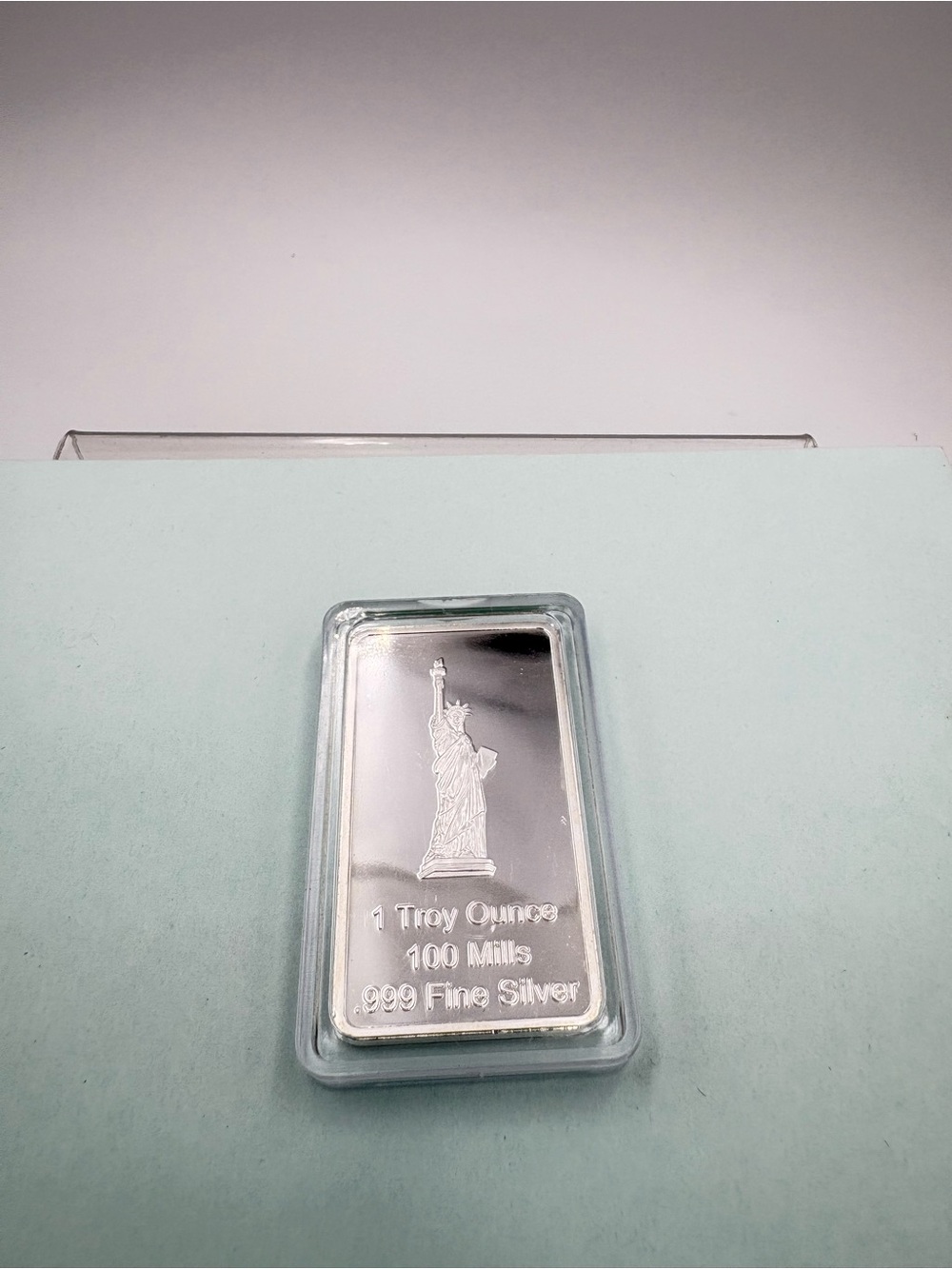 US Silver Clad Souvenir Silver Plated Bar “Statue of Liberty” - Picture 3 of 8
